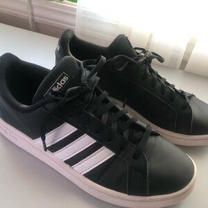 Adidas Black and White Sneakers